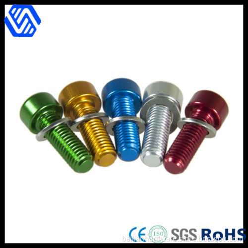 Color-Zinc Plated Aluminum Bolt